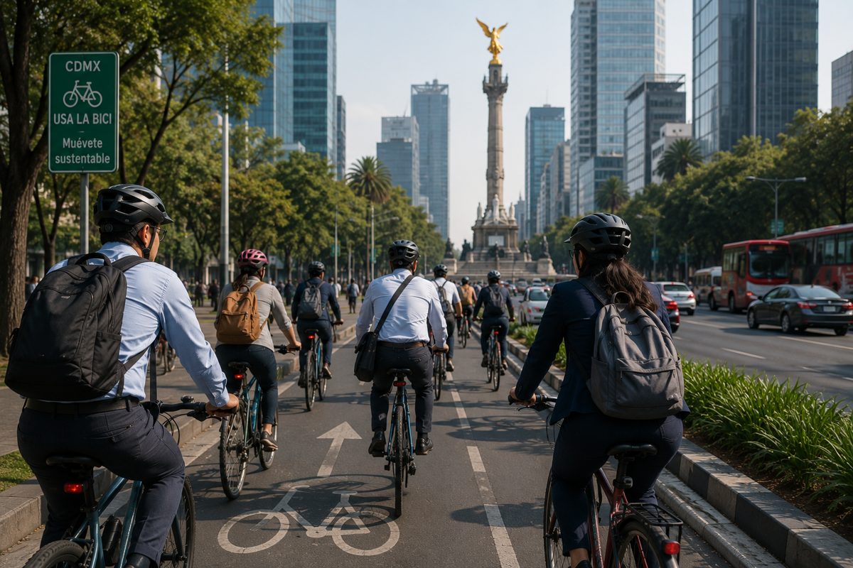 Rodada urbana por Paseo de la Reforma